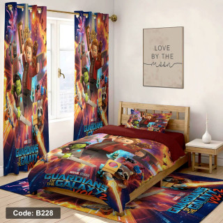 سرویس روتختی یک نفره پسرانه طرح لگو چهار تکه کد B228